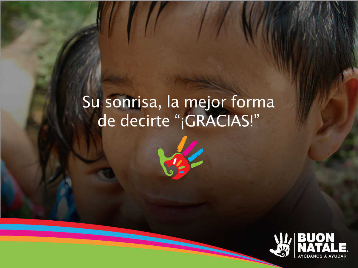 Su sonrisa, la mejor forma de decirte “¡GRACIAS!”